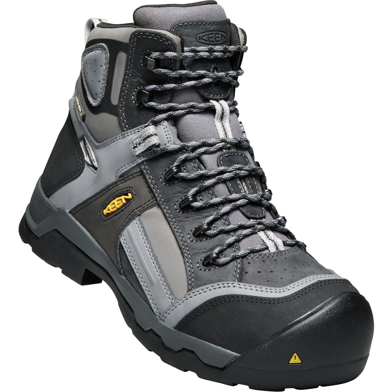 Keen Utility Men's Davenport 6" Mid Comp Toe Ins WP Work Boot Gray - 1017804 4 Keen Utility Men's Davenport 6" Mid Comp Toe Ins WP Work Boot Gray - 1017804 - Image 2