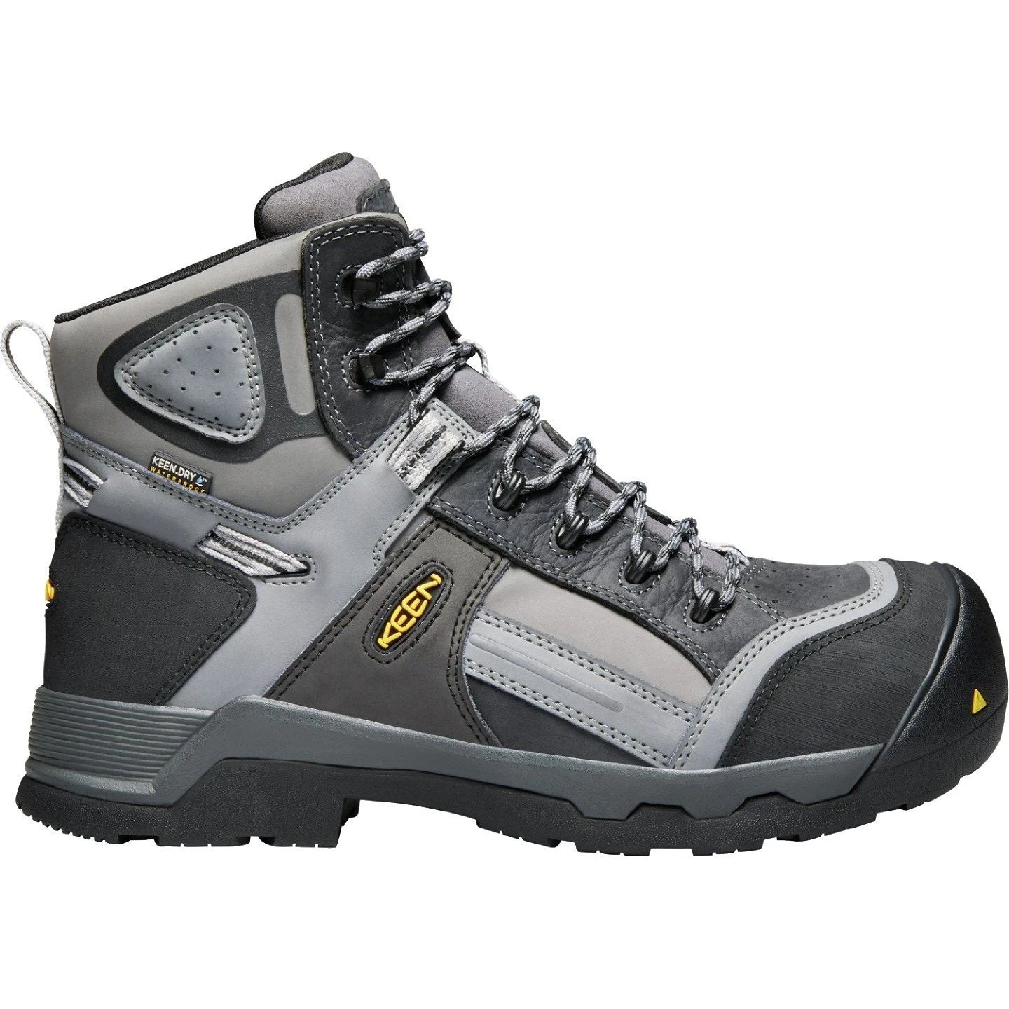 Keen Utility Men's Davenport 6" Mid Comp Toe Ins WP Work Boot Gray - 1017804 5 Keen Utility Men's Davenport 6" Mid Comp Toe Ins WP Work Boot Gray - 1017804 - Image 3