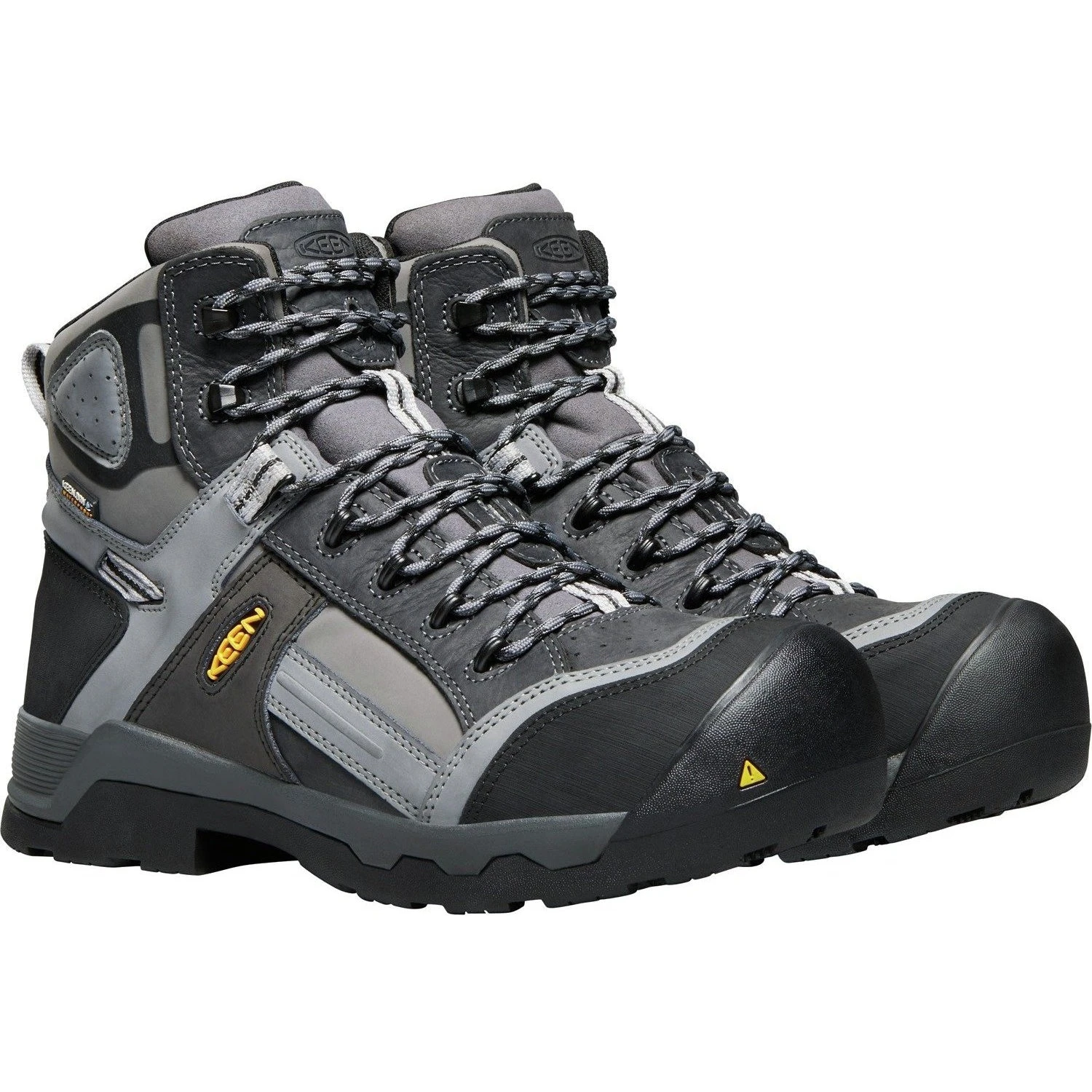 Keen Utility Men's Davenport 6" Mid Comp Toe Ins WP Work Boot Gray - 1017804 3 Keen Utility Men's Davenport 6" Mid Comp Toe Ins WP Work Boot Gray - 1017804