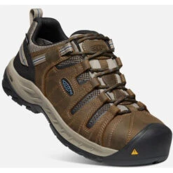 Keen Utility Men's Flint II Steel Toe WP Work Shoe - Brown - 1023236 -Boot Shop 1023236 3Q PDP