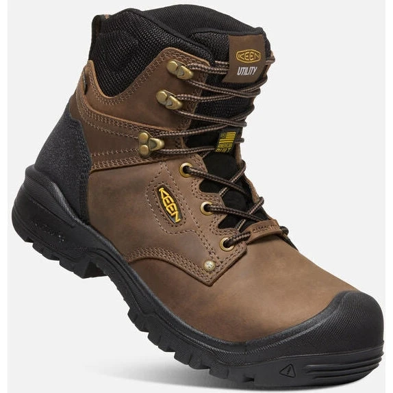 KEEN Utility Men's Independence 6" WP Carbon FT Work Boot - Brown- 1026487 4 KEEN Utility Men's Independence 6" WP Carbon FT Work Boot - Brown- 1026487 - Image 2