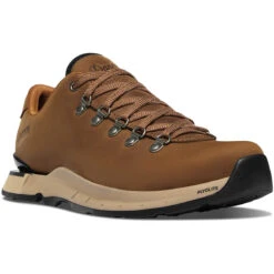 Danner Women's Mountain Overlook 3" WP Work Shoe -Monk's Robe- 31791 -Boot Shop 31791 BrownOrangeFlec