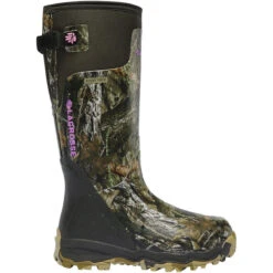 Lacrosse Women's Alphaburly Pro 15" WP Rubber Hunt Boot Mossy Oak 376008