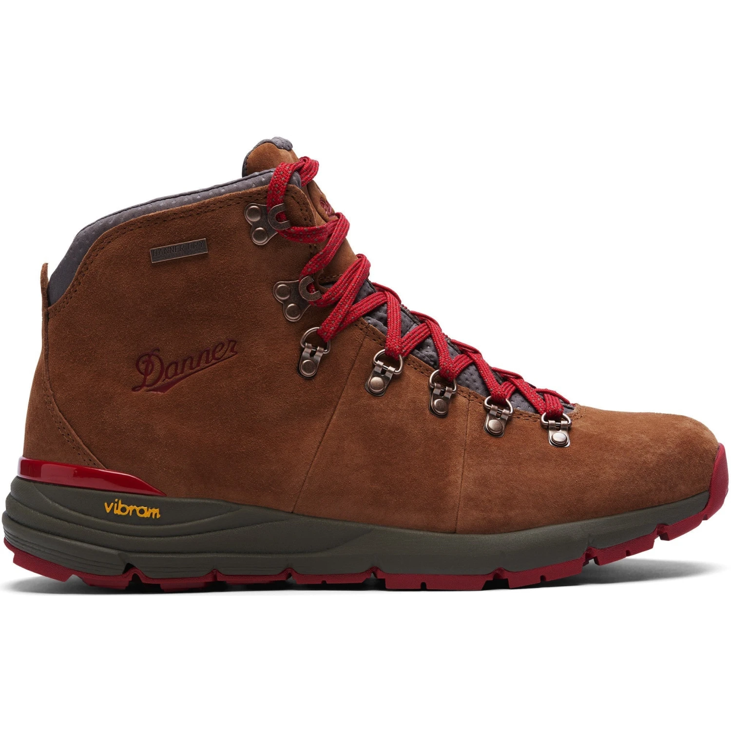 Danner Women's Mountain 600 4.5" WP Hiking Boot - Brown/Red - 62245 4 Danner Women's Mountain 600 4.5" WP Hiking Boot - Brown/Red - 62245 - Image 2