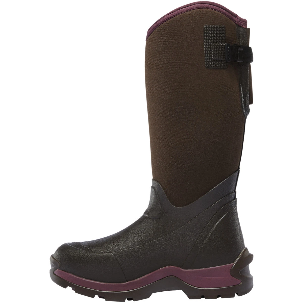 Lacrosse Women's Alpha Thermal 14" WP Rubber Work Boot - Chocolate - 644104 4 Lacrosse Women's Alpha Thermal 14" WP Rubber Work Boot - Chocolate - 644104 - Image 2
