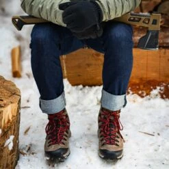 Danner Men's Arctic 600 7" WP 200G Side-Zip Hiking Boot- Brown- 67338 -Boot Shop 67338 lifestyle145