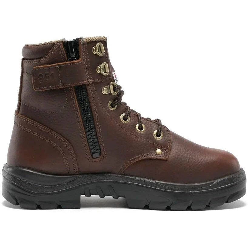 Steel Blue Men's Argyle 6" WP Soft Toe Side Zip Work Boot - Oak - 810951 4 Steel Blue Men's Argyle 6" WP Soft Toe Side Zip Work Boot - Oak - 810951 - Image 2