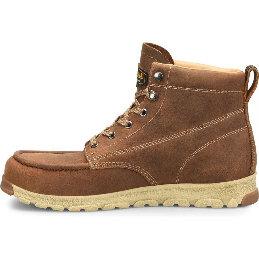Carolina Men's S-117 Alum Toe Moc Toe WP LW Work Shoe - Brown - CA5575 6 Carolina Men's S-117 Alum Toe Moc Toe WP LW Work Shoe - Brown - CA5575 - Image 4