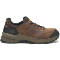 Cat Men's Streamline 2.0 Leather Comp Toe Work Shoe - Clay - P91350 -Boot Shop CATM P91350 060921 F21 000