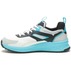 CAT Men's Streamline Runner CCT Slip Resist Work Shoe -White/Blue- P91492 -Boot Shop CATM P91492 032122 S23 180