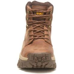 CAT Men's Invader Hi Steel Toe Slip Resist Work Boot -Mushroom- P91596 -Boot Shop CATM P91596 040622 S23 090