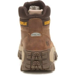 CAT Men's Invader Hi Steel Toe Slip Resist Work Boot -Mushroom- P91596 -Boot Shop CATM P91596 040622 S23 270