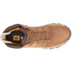 CAT Men's Invader Hi Steel Toe Slip Resist Work Boot -Mushroom- P91596 -Boot Shop CATM P91596 040622 S23 TOP