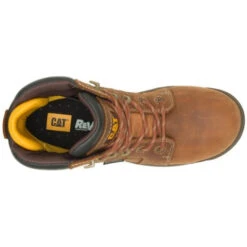 CAT Women's Resorption Waterproof Comp Toe Work Boot - Brown - P91392 -Boot Shop CATW P91392 082021 S22 TOP