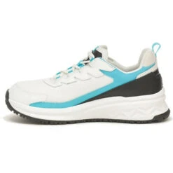 CAT Women's Streamline Runner CCT Original Work Shoe -White/Blue- P91600 11 CAT Women's Streamline Runner CCT Original Work Shoe -White/Blue- P91600 -Boot Shop CATW P91600 032122 S23 180