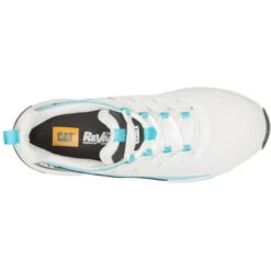 CAT Women's Streamline Runner CCT Original Work Shoe -White/Blue- P91600 14 CAT Women's Streamline Runner CCT Original Work Shoe -White/Blue- P91600 -Boot Shop CATW P91600 032122 S23 TOP