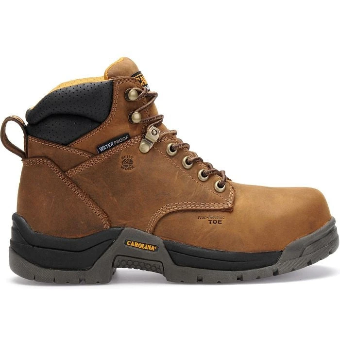 Carolina Women's Raleigh 6" Comp Toe WP Slip Resist Work Boot -Brown- CA1620 4 Carolina Women's Raleigh 6" Comp Toe WP Slip Resist Work Boot -Brown- CA1620 - Image 2