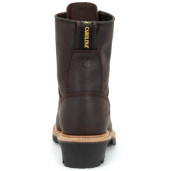 Carolina Men's Elm Logger 8" Soft Toe Slip Resist Work Boot -Brown- 821 -Boot Shop CLA 006 821