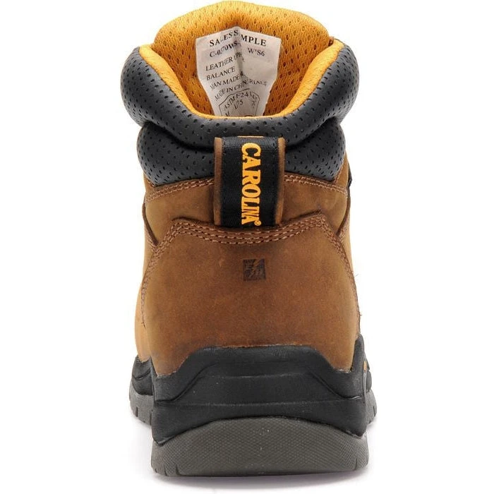 Carolina Women's Raleigh 6" Comp Toe WP Slip Resist Work Boot -Brown- CA1620 7 Carolina Women's Raleigh 6" Comp Toe WP Slip Resist Work Boot -Brown- CA1620 - Image 5