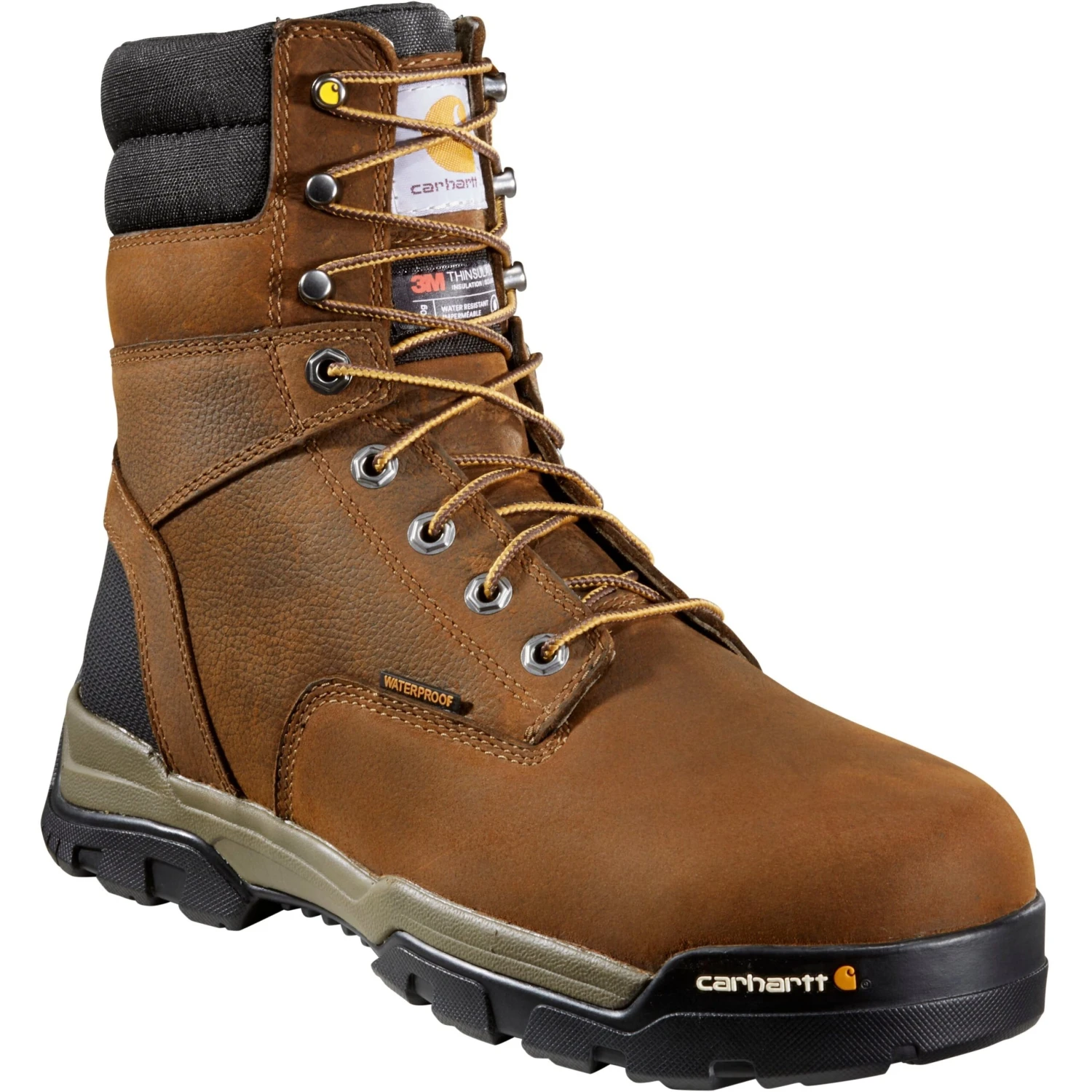 Carhartt Men's Ground Force 8" Soft Toe WP 600G Ins Work Boot- CME8047 10 Carhartt Men's Ground Force 8" Soft Toe WP 600G Ins Work Boot- CME8047 - Image 8