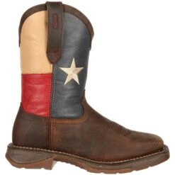 Durango Men's Rebel Steel Toe Western Flag Boot - Brown - DB021 -Boot Shop DB021 profile