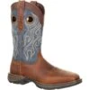 Durango Men's Rebel 12" Steel Toe Pull-On Western Boot- Brown- DDB0134 -Boot Shop DDB0134
