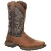 Durango Men's Rebel 12" Square Toe Pull-On Western Boot Chocolate DDB0135 -Boot Shop DDB0135