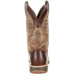 Durango Men's Ultra-Lite 12" Square Toe WP Western Boot- Brown- DDB0137 -Boot Shop DDB0137 back