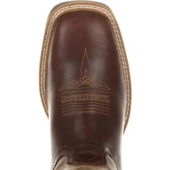 Durango Men's Ultra-Lite 12" Square Toe WP Western Boot- Brown- DDB0137 -Boot Shop DDB0137 birdseye