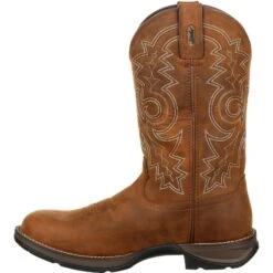Durango Men's Rebel 12" Round Toe WP Western Boot - Brown - DDB0163 -Boot Shop DDB0163 instep profile