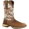 Durango Men's Rebel 12" Square Toe Pull-On Western Boot- Brown DDB0166 -Boot Shop DDB0166
