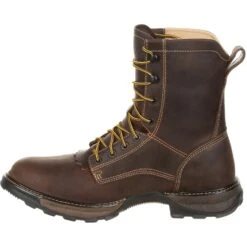 Durango Men's Maverick XP Lacer 8" Steel Toe WP Work Boot - DDB0173 -Boot Shop DDB0173 instep profile