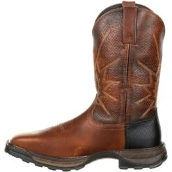 Durango Men's Maverick XP Ventilated 11" Steel Toe Western Work Boot -Boot Shop DDB0175 instep profile