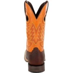 Durango Men's Rebel Pro 12" Square Toe Western Boot - Orange - DDB0230 -Boot Shop DDB0230 back