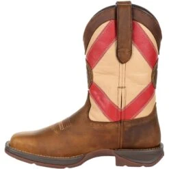 Durango Men's Rebel 11" Square Toe Western Boot - Brown - DDB0233 -Boot Shop DDB0233 instep profile