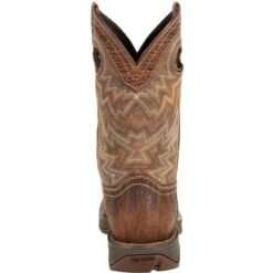 Durango Men's Rebel 11" Square Toe Western Boot- Trail Brown - DDB0271 -Boot Shop DDB0271 back