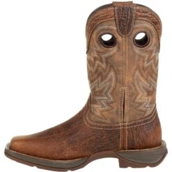 Durango Men's Rebel 11" Square Toe Western Boot- Trail Brown - DDB0271 -Boot Shop DDB0271 instep profile