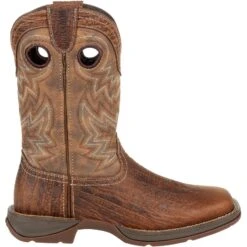 Durango Men's Rebel 11" Square Toe Western Boot- Trail Brown - DDB0271 -Boot Shop DDB0271 profile
