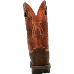 Durango Men's Rebel Ventilated 12" Square Toe Western Boot - DDB0327 -Boot Shop DDB0327 back