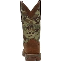 Durango Men's Rebel 12" Sqr Toe Pull-On Western Classic Boot - DDB0329 -Boot Shop DDB0329 back