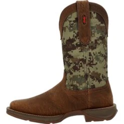 Durango Men's Rebel 12" Sqr Toe Pull-On Western Classic Boot - DDB0329 -Boot Shop DDB0329 instep profile