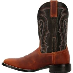 Durango Men's Westward™ 11" Square Toe Pull-On Western Boot - DDB0339 -Boot Shop DDB0339 instep profile