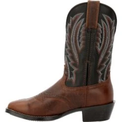Durango Men's Westward™ 11" Square Toe Western Boot- Chestnut- DDB0351 -Boot Shop DDB0351 instep profile