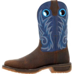 Durango Men's Workhorse 11" Worn Saddle Western Boot -Denim Blue- DDB0400 -Boot Shop DDB0400 5 LARGE 1c7c5ea3 1576 413c af78 b8e910a1147b