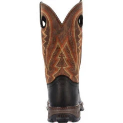 Durango Men's Maverick XPâ„¢ 11" Slip Resist Western Boot -Onyx- DDB0402 -Boot Shop DDB0402 4 LARGE ffa8db60 e441 486e 8751 cae40e2855fb
