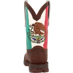 Durango Men's Rebel By Mexico Flag 11" ST Western Boot -Brown- DDB0430 -Boot Shop DDB0430 4 LARGE 0344f46a 4554 49b3 9c8b be52e5bb9aa1