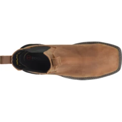 Double H Men's Heisler 5" Square Toe Western Work Boot- Brown - DH5363 -Boot Shop DH5363 500xauto Outsole