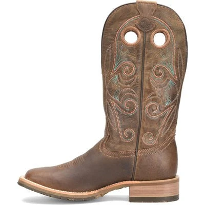 Double H Women's Grace 12" Wide ST Roper Work Boot - Brown - DH7030 4 Double H Women's Grace 12" Wide ST Roper Work Boot - Brown - DH7030 - Image 2
