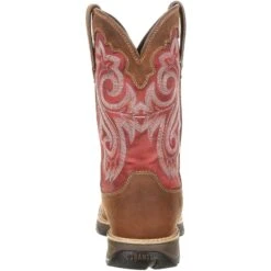 Durango Women's Lady Rebel 10" Comp Toe WP Western Work Boot - DRD0220 -Boot Shop DRD0220 back