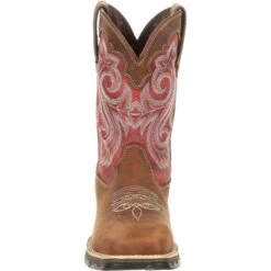 Durango Women's Lady Rebel 10" Comp Toe WP Western Work Boot - DRD0220 -Boot Shop DRD0220 front